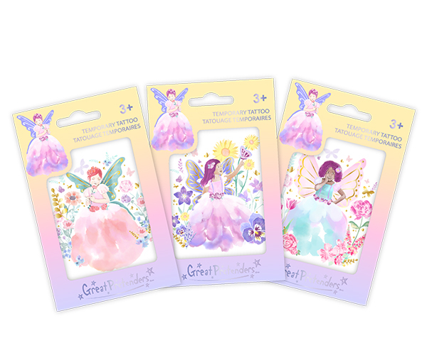 Butterfly Fairy Tattoo Single - Assorted de GP Stickers y Tattoos