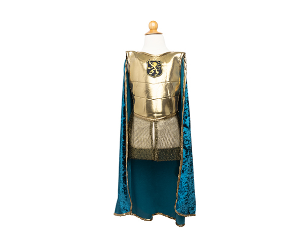 Gold Knight Tunic with Cape, Size 7-8 de GP Disfraces