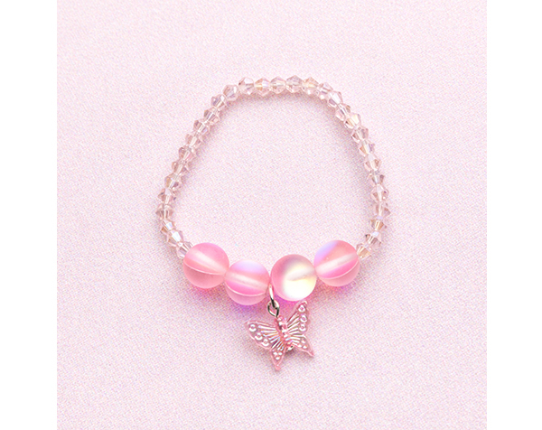Boutique Holo Pink Crystal Bracelet de GP Boutique Jowelry