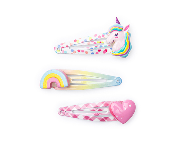 Unicorn Cutie Hairclips, 3pc de GP Classic Jowelry