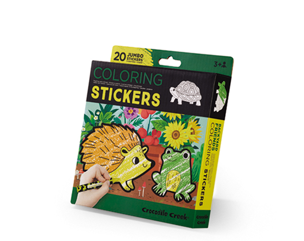 Coloring Stickers Garden de Crocodile Creek