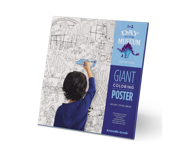 Giant Coloring Poster Envelop Dinosaur de Crocodile Creek