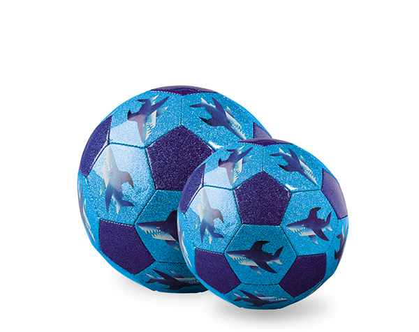 Ball Soccer Shark City Glitter 15 cm de Crocodile Creek