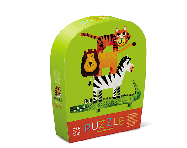 Puzzle Mini Jungle Friends 12 pc de Crocodile Creek