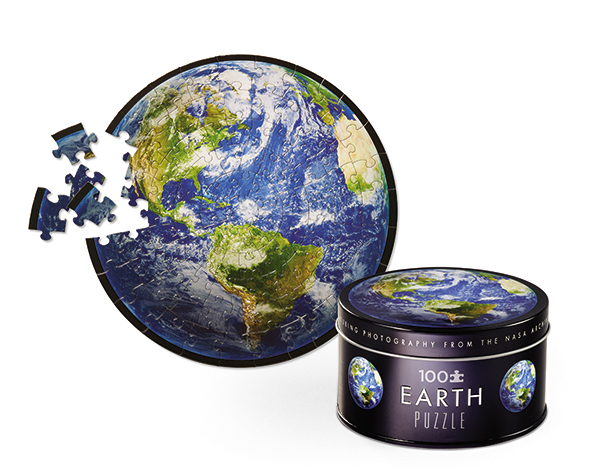 Tin Puzzle NASA Earth 100 pc de Crocodile Creek
