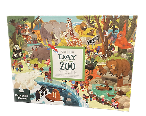 Puzzle 72 pc Day at the Zoo de Crocodile Creek