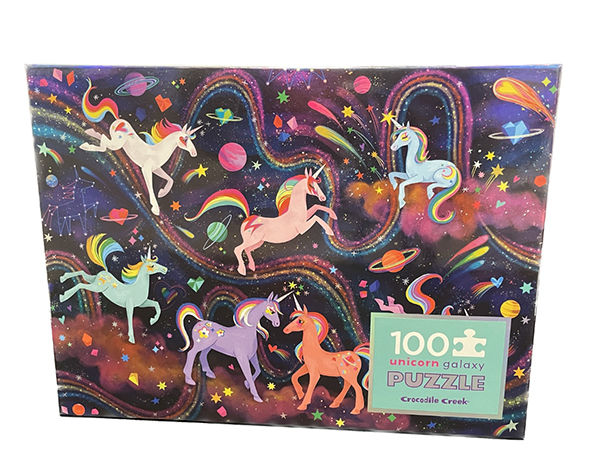 Puzzle Holographic Unicorn Galaxy 100 pc de Crocodile Creek
