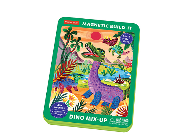 Magnetic Tins Dino Mix-Up de Mudpuppy