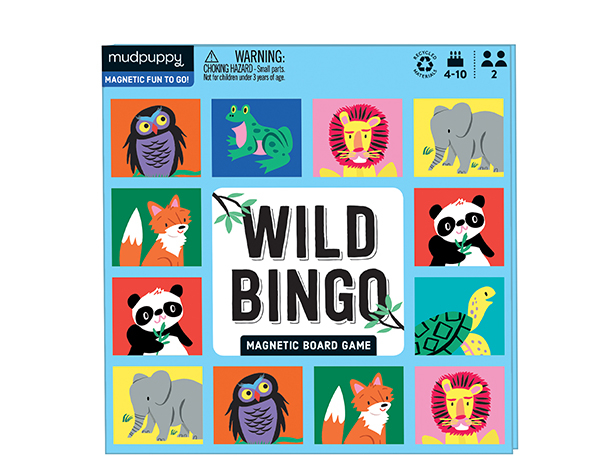 Magnetic Board Game Wild Bingo de Mudpuppy
