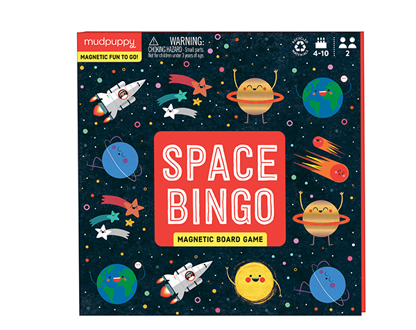 Magnetic Board Game Space Bingo de Mudpuppy