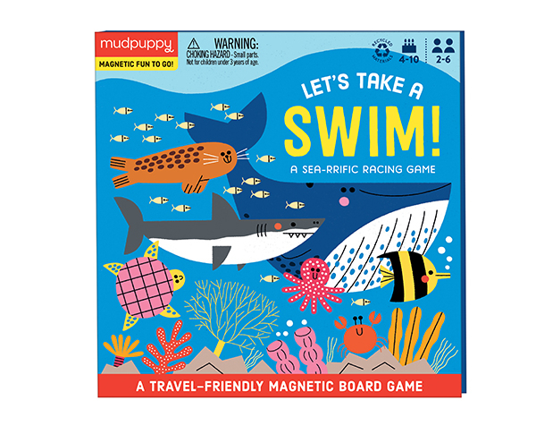 Magnetic Board Game Let's take a swim de Mudpuppy