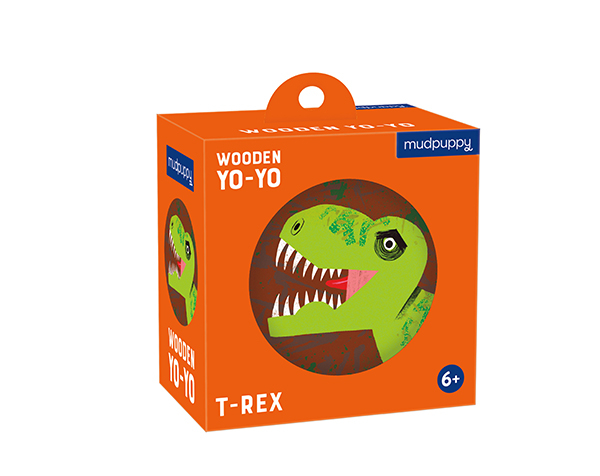 Wooden Yo-Yo T-rex de Mudpuppy