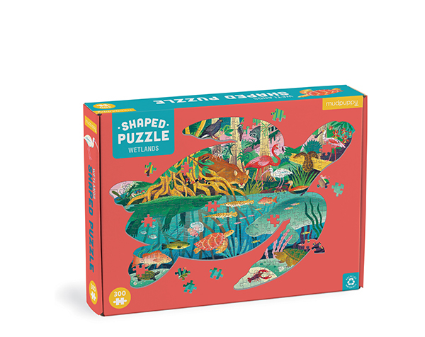 Puzzle Shaped Wetlands 300 pcs de Mudpuppy