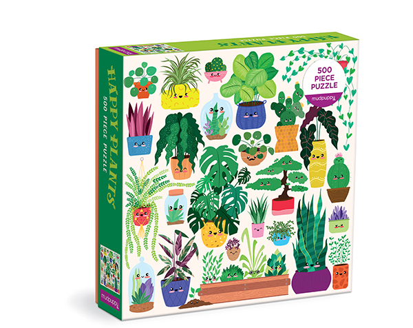 500 pc Family Puzzle Happy Plants de Mudpuppy