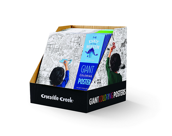 Giant Coloring Poster Envelop Assortment (24 per POP) de Crocodile Creek