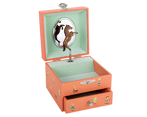 Boite à Musique Cube Animal de Compagnie - Mémoire d'Enfance © Jeanne Lagarde de Trousselier