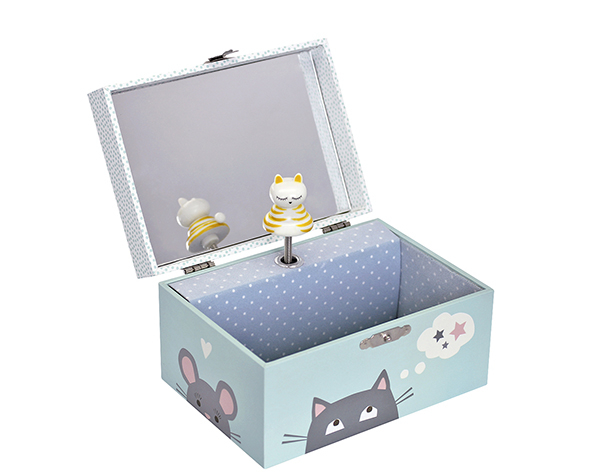 Coffret Musical Phosphorescent Chat de Trousselier