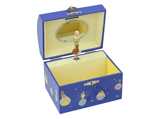 Tirelire à Musique Le Petit Prince© Etoiles - Bleu - Figurine Petit Prince de Trousselier