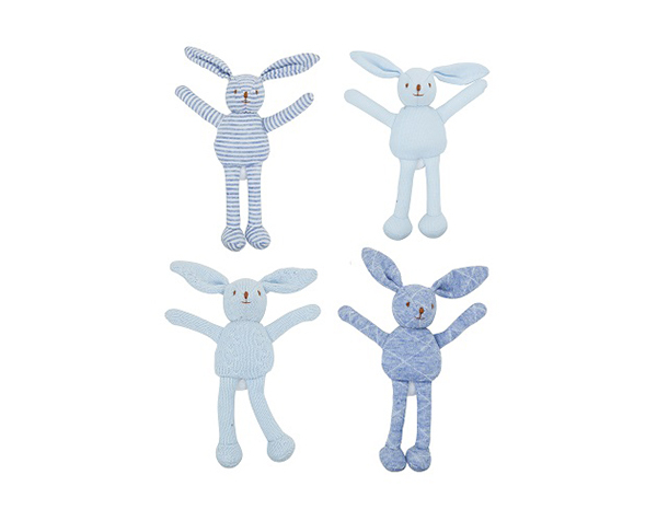 Lapin Hochet Ciel 12Cm (Set 4 Pcs) de Trousselier