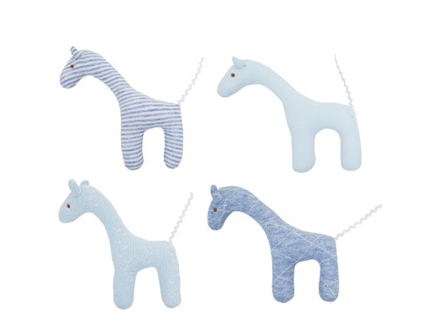 Girafe Hochet Ciel 12Cm (Set 4 Pcs) de Trousselier