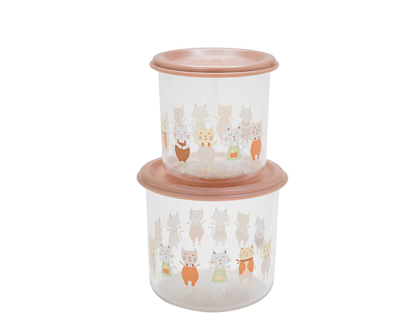 Prairie Kitty Good Lunch snack containers L (set of 2)  de Sugarbooger