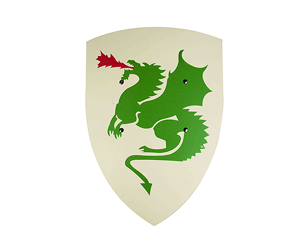 Shield big, Dragon green/white de Spielzeugmanufaktur