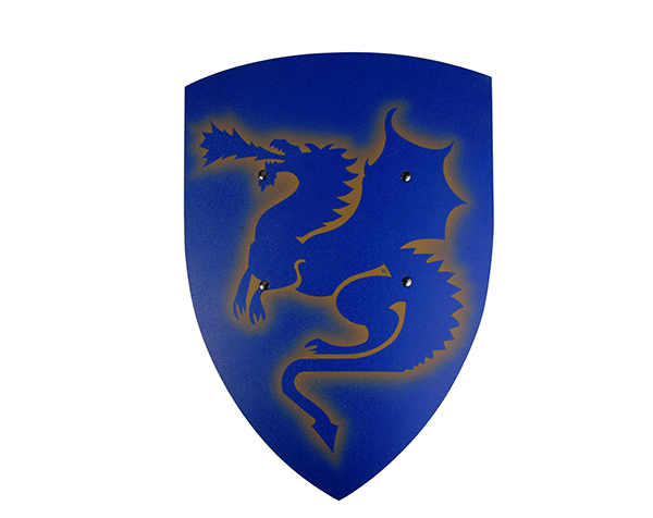 Shield big, Dragon blue/gold de Spielzeugmanufaktur