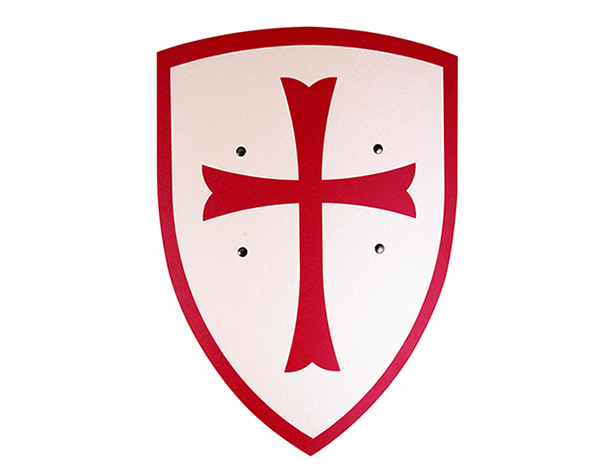 Shield big, Templar white/red de Spielzeugmanufaktur