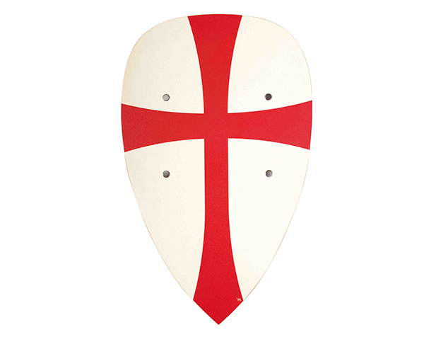 Templar Kite shield, red/white de Spielzeugmanufaktur