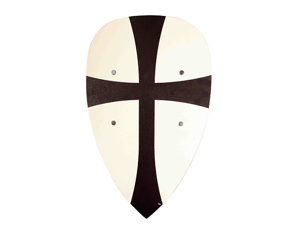 Templar Kite shield, black/white de Spielzeugmanufaktur