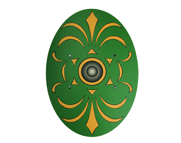 Roman Shield Flavius, green/gold de Spielzeugmanufaktur