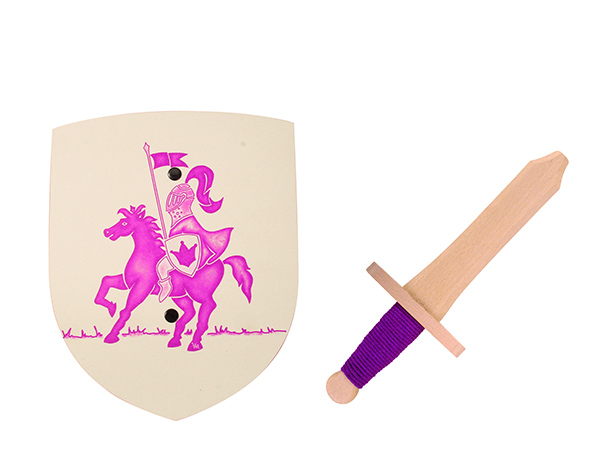 Amalia shield/sword, pink de Spielzeugmanufaktur