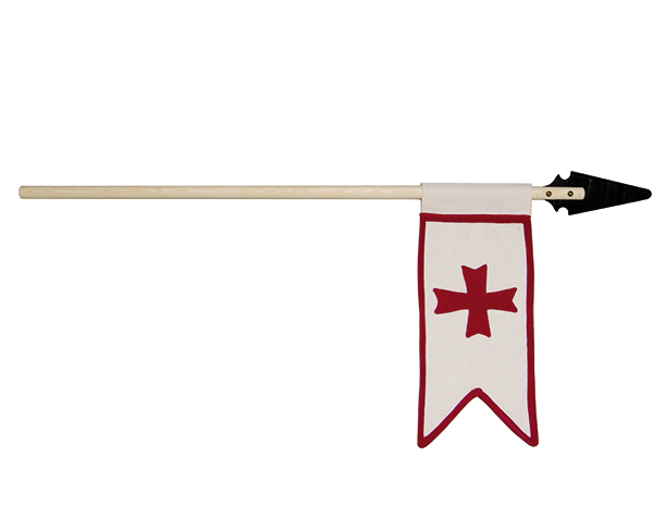 Templar Lance, white banner de Spielzeugmanufaktur