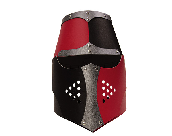 Norman helmet black/red/silver de Spielzeugmanufaktur