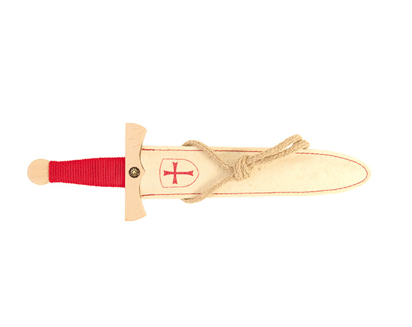 Templar dagger set, wool felt de Spielzeugmanufaktur