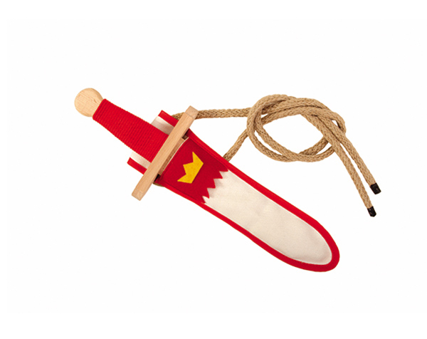 Lansquenet sword set white/red de Spielzeugmanufaktur