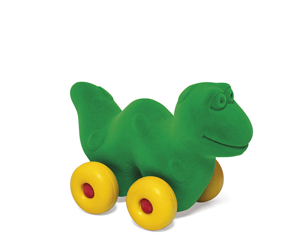 Medium Aniwheelies Dinosaur Green de Rubbabu