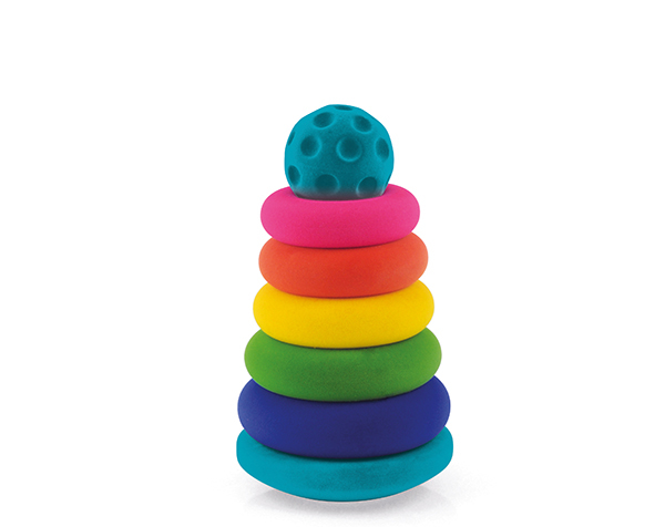 Play & Learn Rocking Stacker Ball de Rubbabu