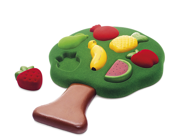 Play & Learn 3D Shape Sorter Puzzle Fruits de Rubbabu