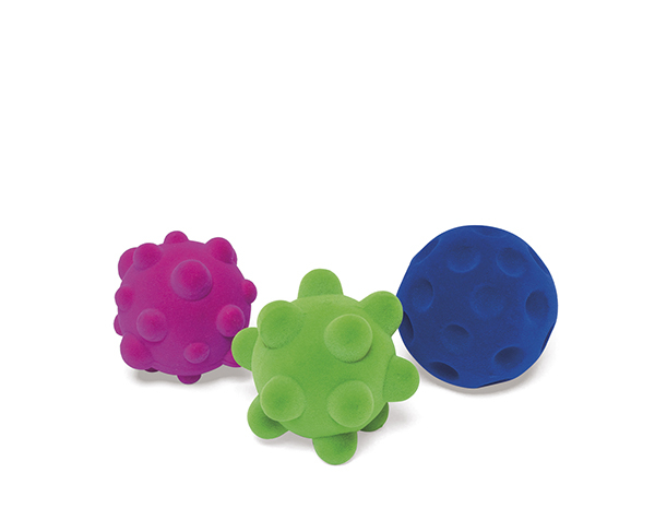 Set of 3 Mini Sensory Balls de Rubbabu