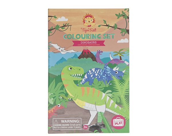 Colouring Set Dinosaur de Tigertribe Manualidades
