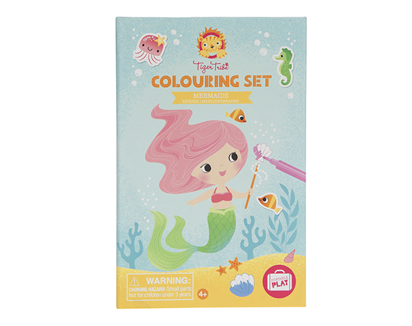 Colouring Set Mermaids de Tigertribe Manualidades