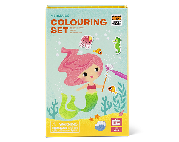 Colouring Set Mermaids de Tigertribe Manualidades