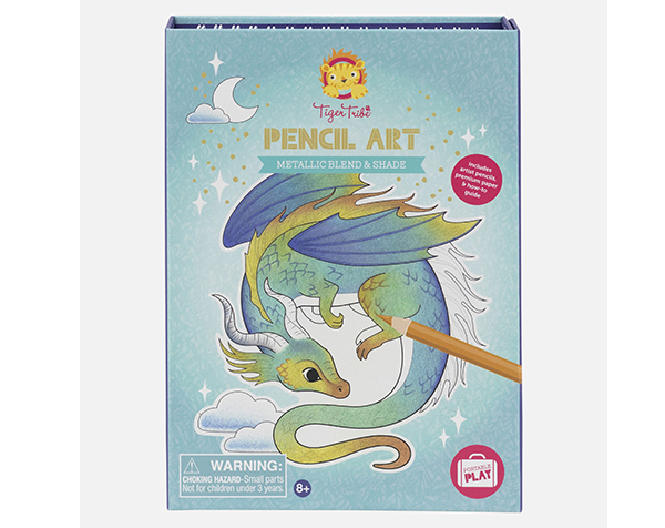 Pencil Art Metalic Blend & Shade de Tigertribe Manualidades