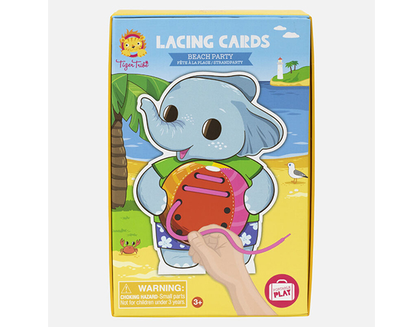 Lacing Cards Beach Party de Tigertribe Manualidades