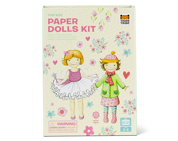 Paper Dolls Kit Vintage de Tigertribe Manualidades