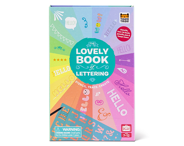 The Lovely Book of Lettering de Tigertribe Manualidades