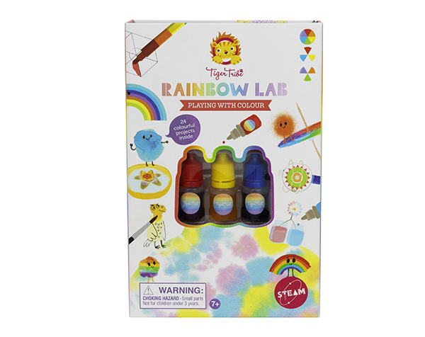 Rainbow Lab Playing with Colour de Tigertribe Manualidades