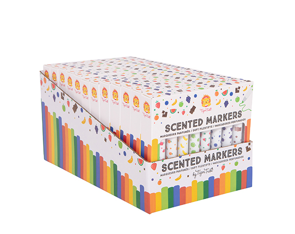 Scented Markers (Set 12 pc) de Tigertribe Papeleria
