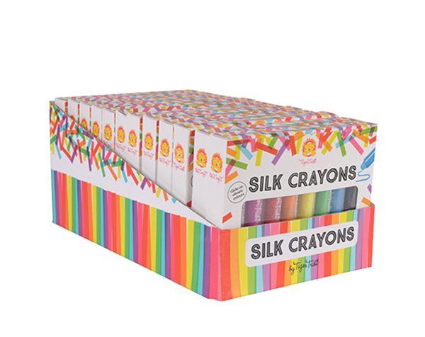 Silk Crayons (Set 12 pc) de Tigertribe Papeleria